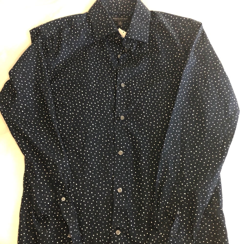 Banana Republic Men’s Slim Royal Blue long sleeve